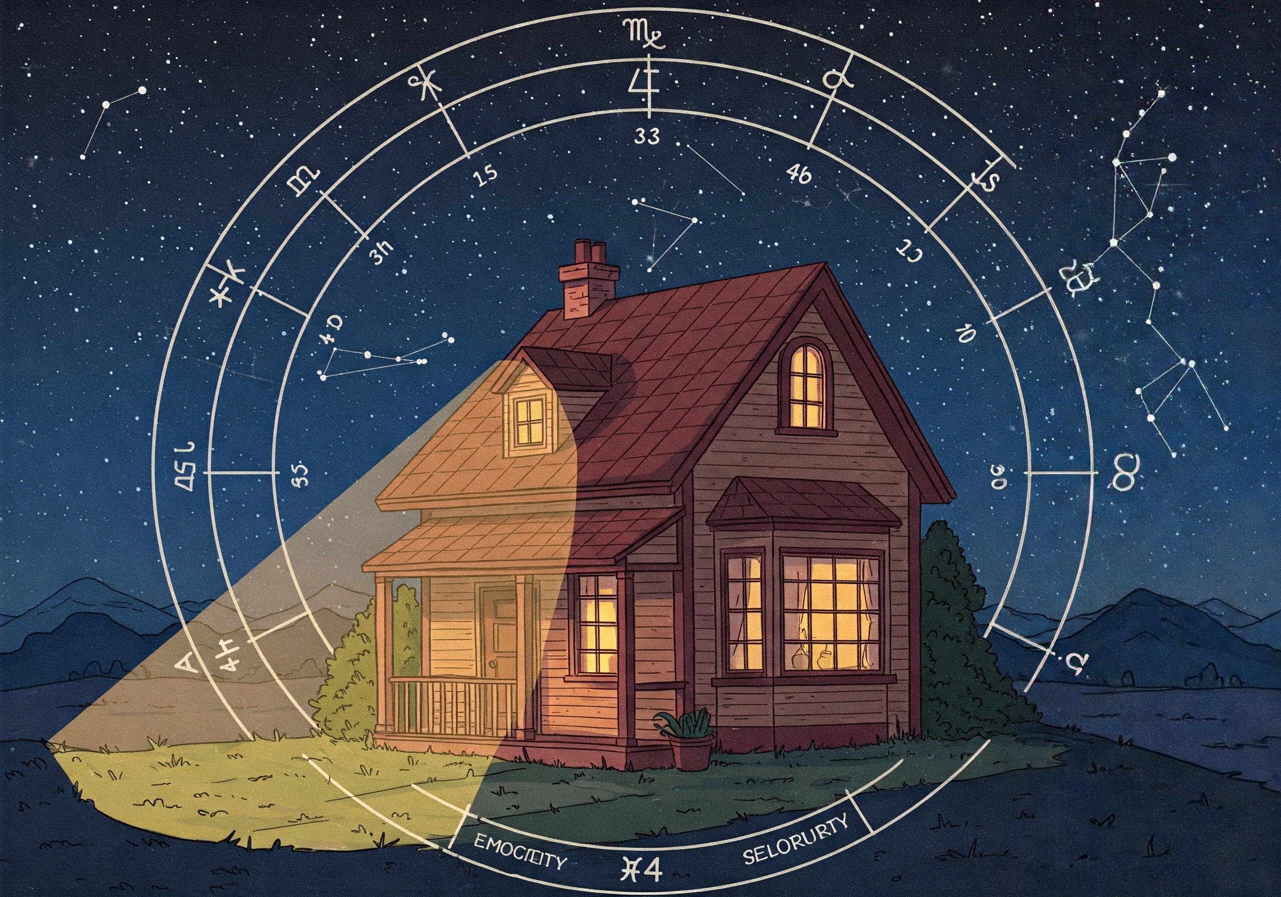 4th house, house number