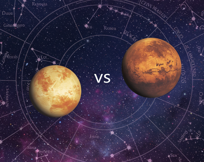 venus vs mars